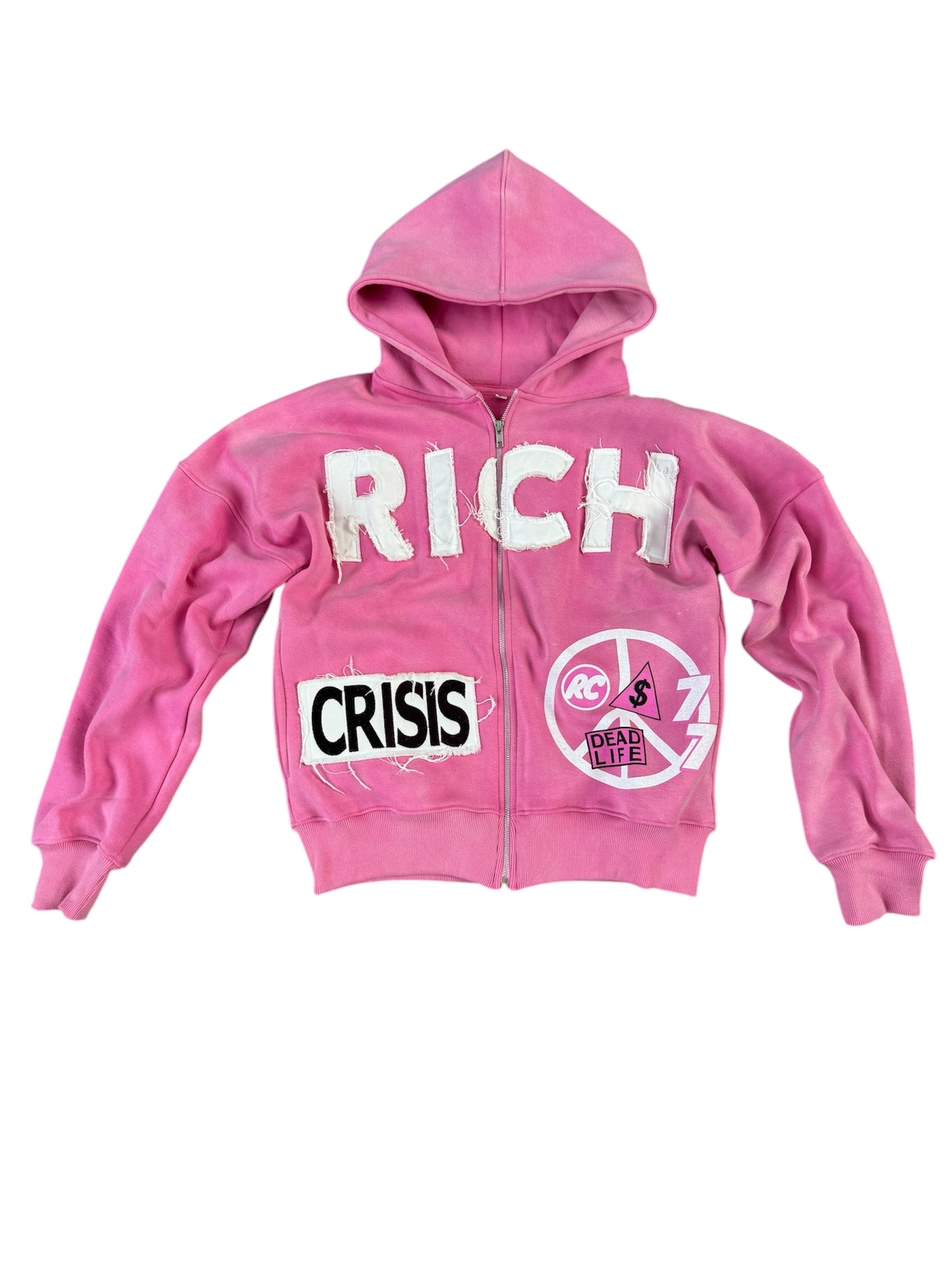 PINK RICH ZIPUP